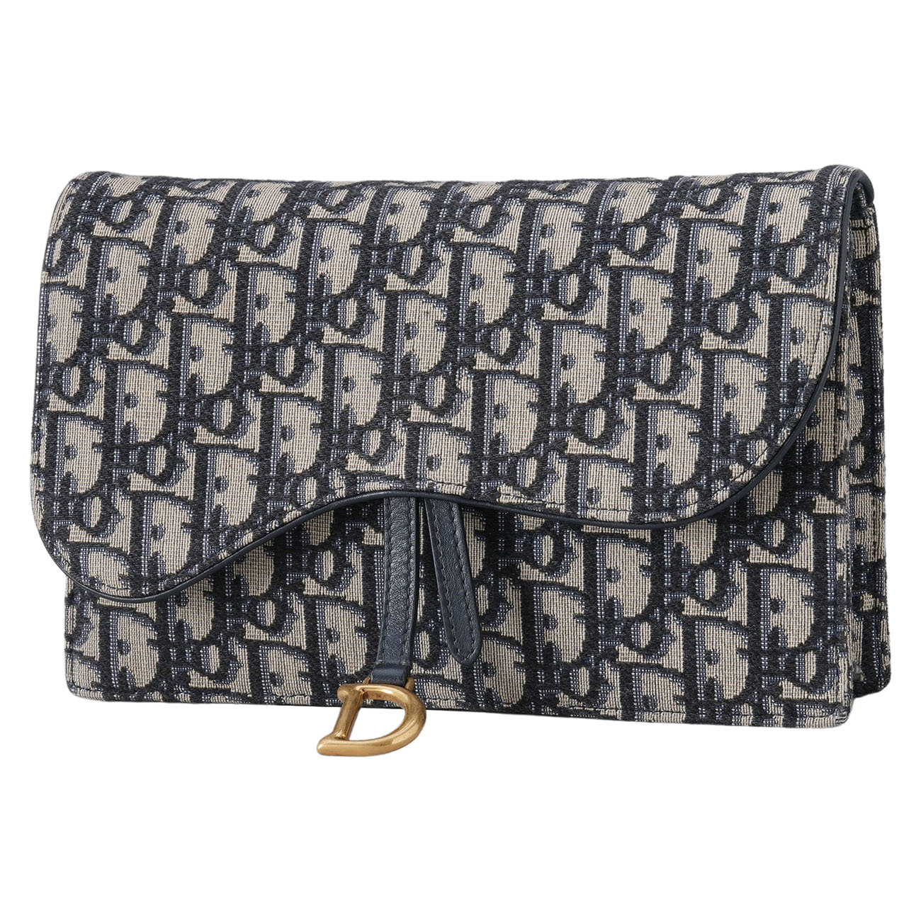 CHRISTIAN DIOR(USED)디올 오블리크 새들 WOC